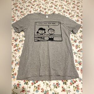 John Prine Peanuts shirt, size L, New!